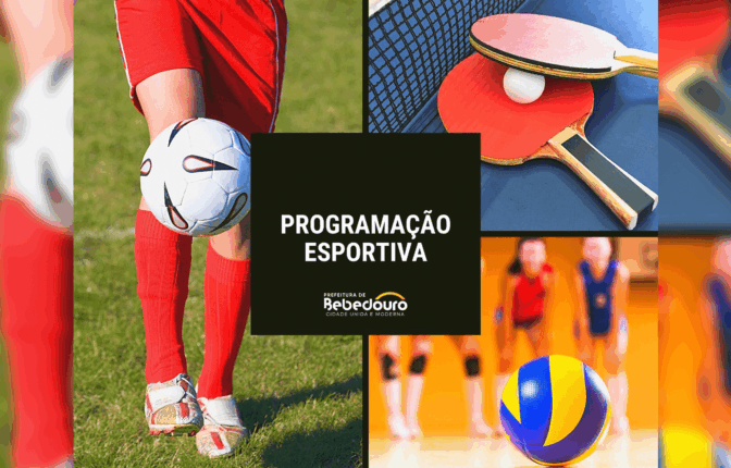 Departamento de Esportes divulga atividades da semana