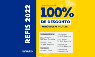 REFIS: pague dívidas com 100% de desconto em juros e multas