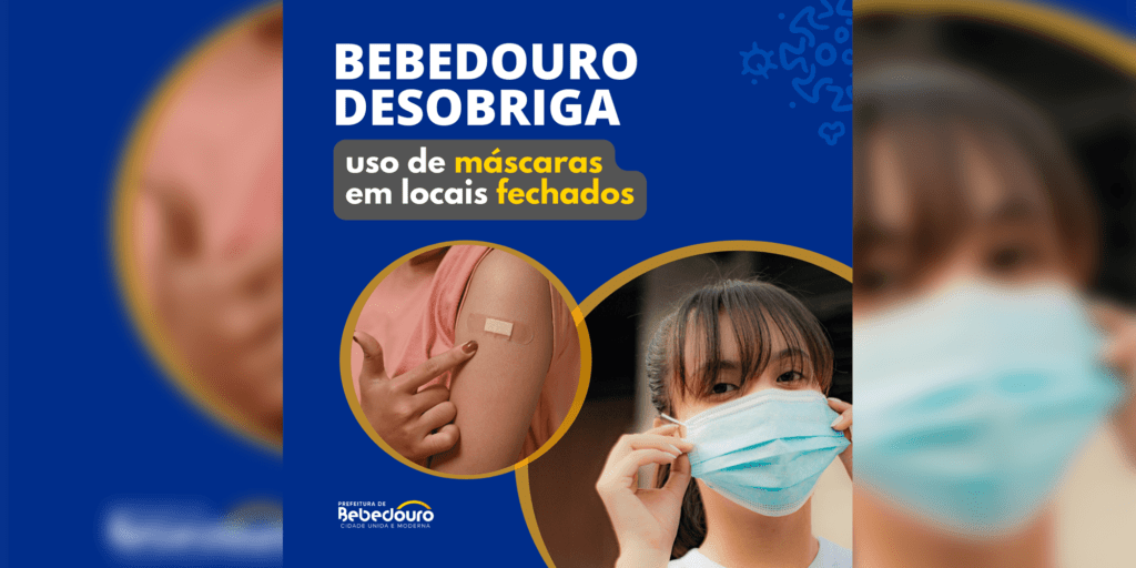 Com restrições, Bebedouro começa a liberar pessoas do uso de máscaras