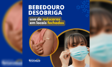 Com restrições, Bebedouro começa a liberar pessoas do uso de máscaras