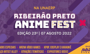 Ribeirão Preto Anime Fest ocorre 07 de agosto na UNAERP